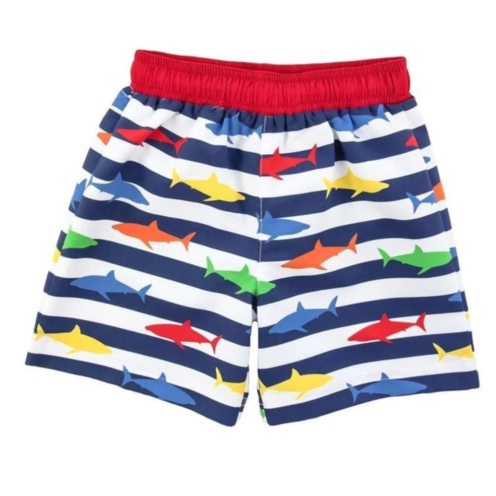 Florence Eisenstein Shark Print Swim Trunk